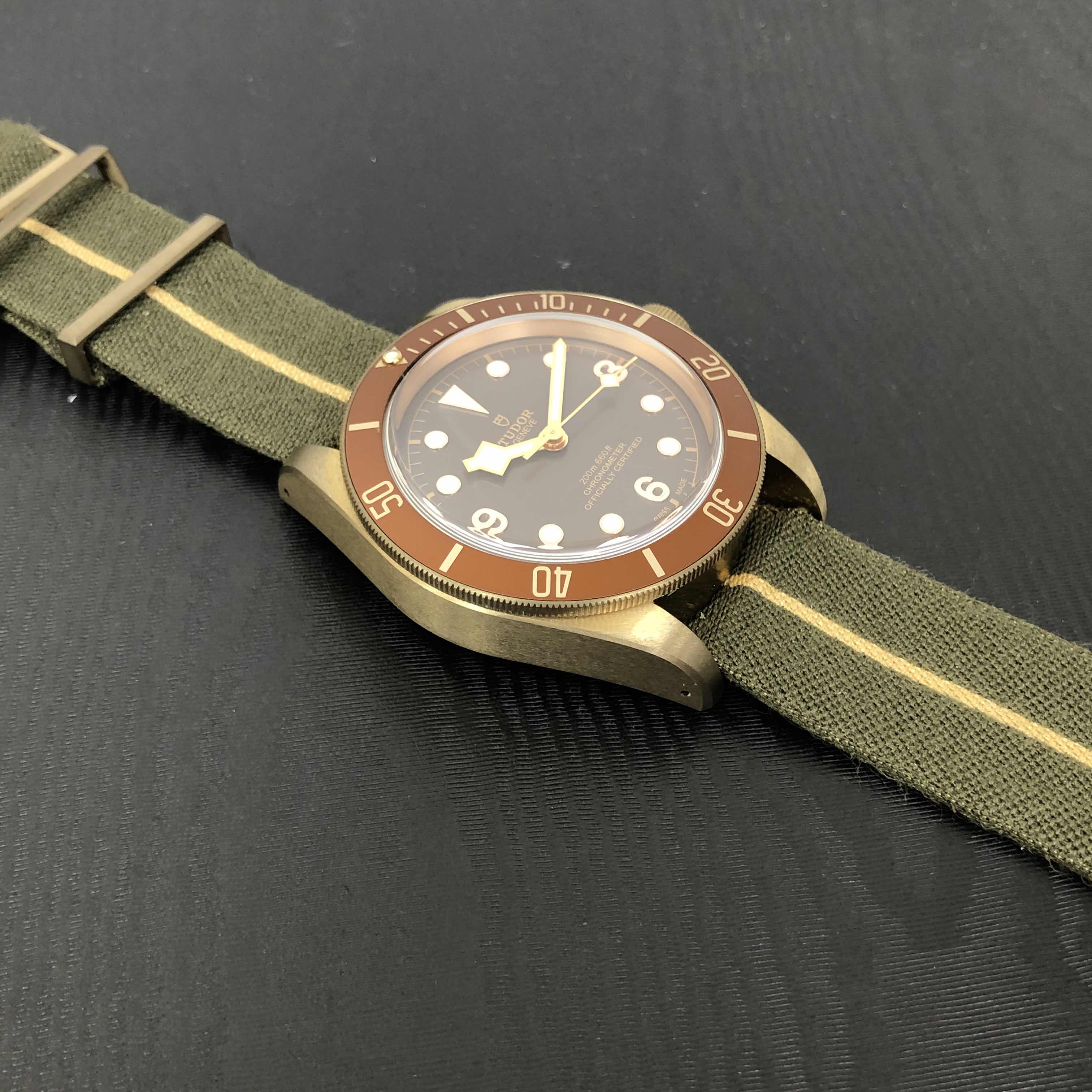 Tudor 79250BM-CANVAS STRAP (DISCONTINUED) BLACK BAY BRONZE Automatic Bronze