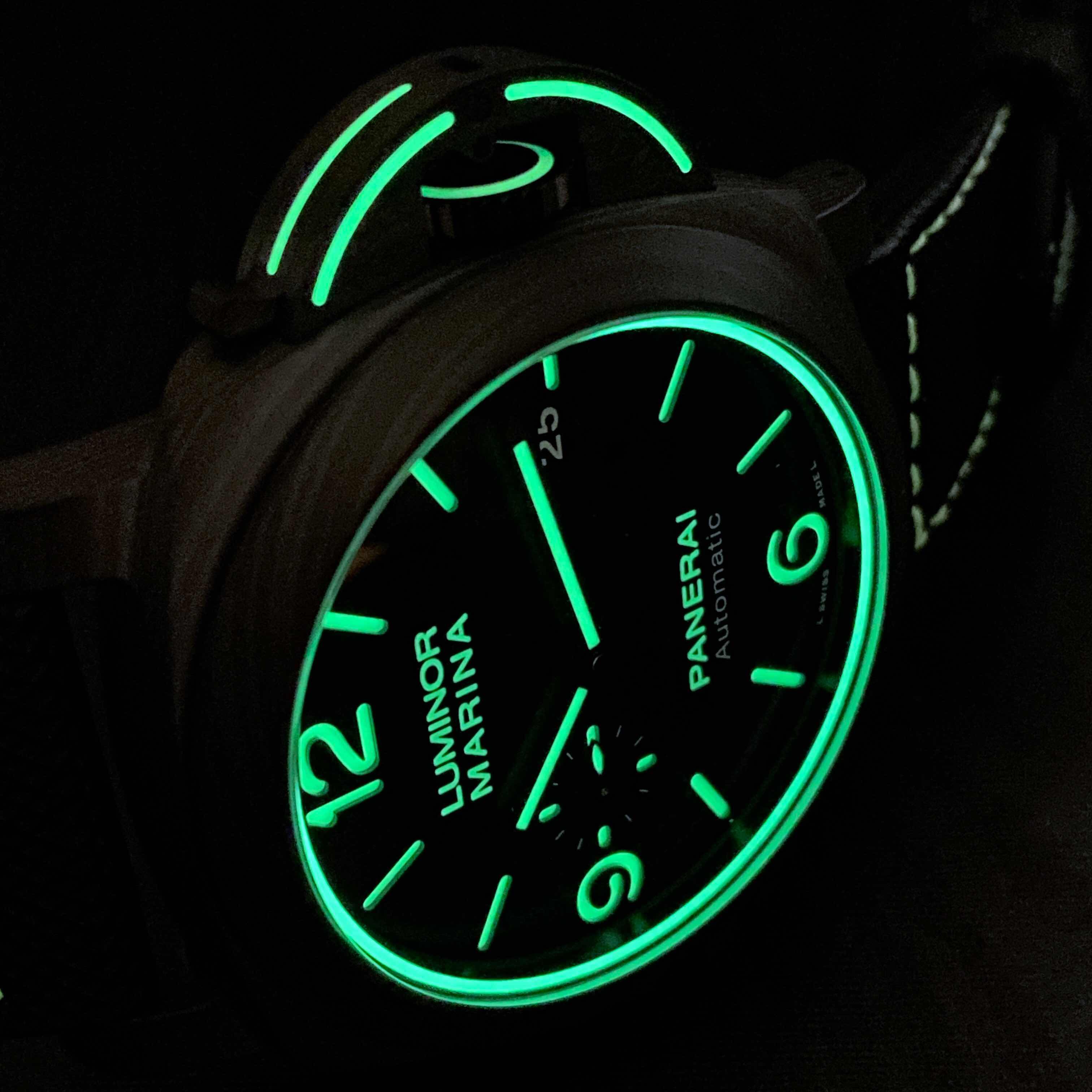 Panerai PAM01118 LUMINOR MARINA Automatic Carbon Fiber