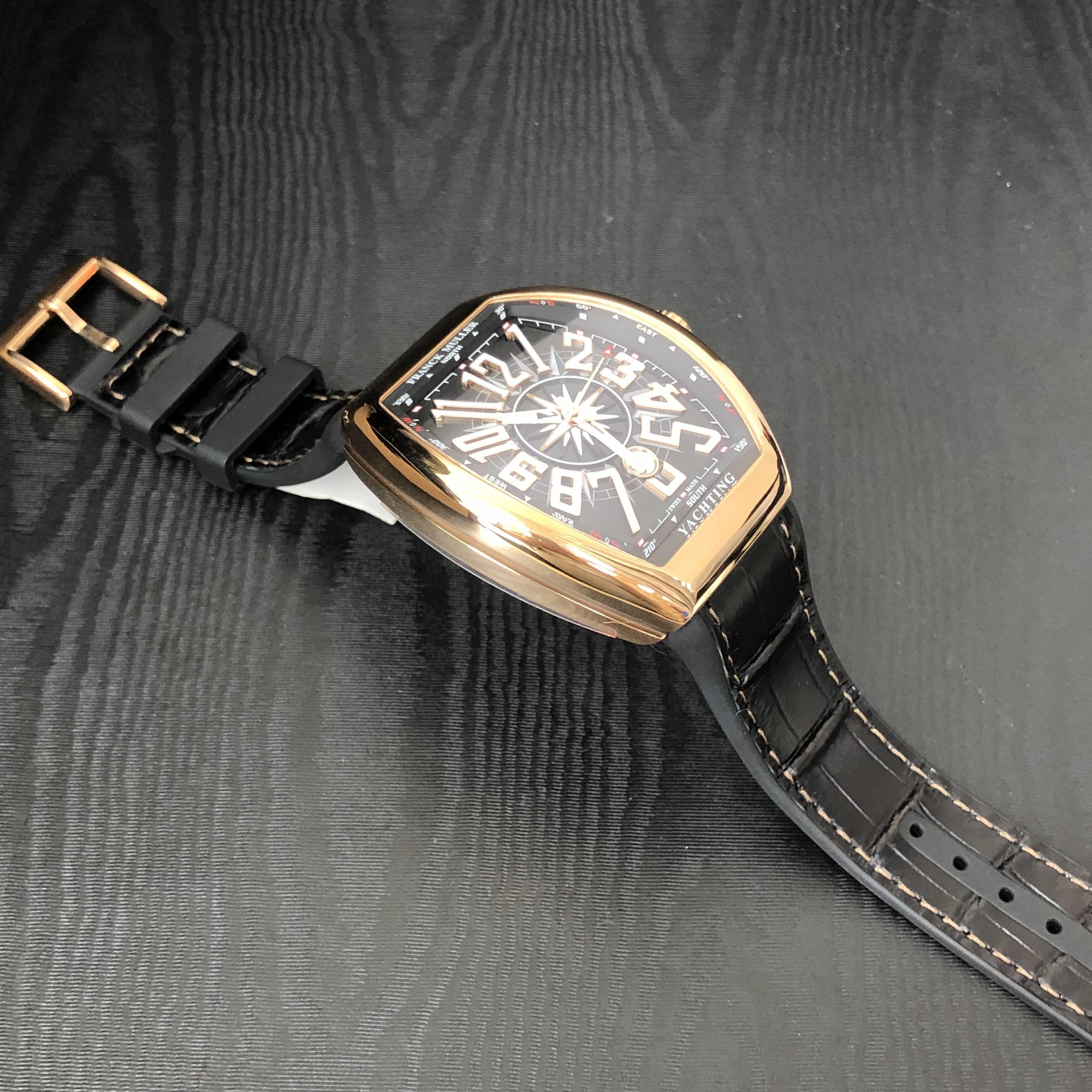 Franck Muller V 45 SC DT YACHTING (5N.BL) VANGUARD Automatic 18kt Rose Gold