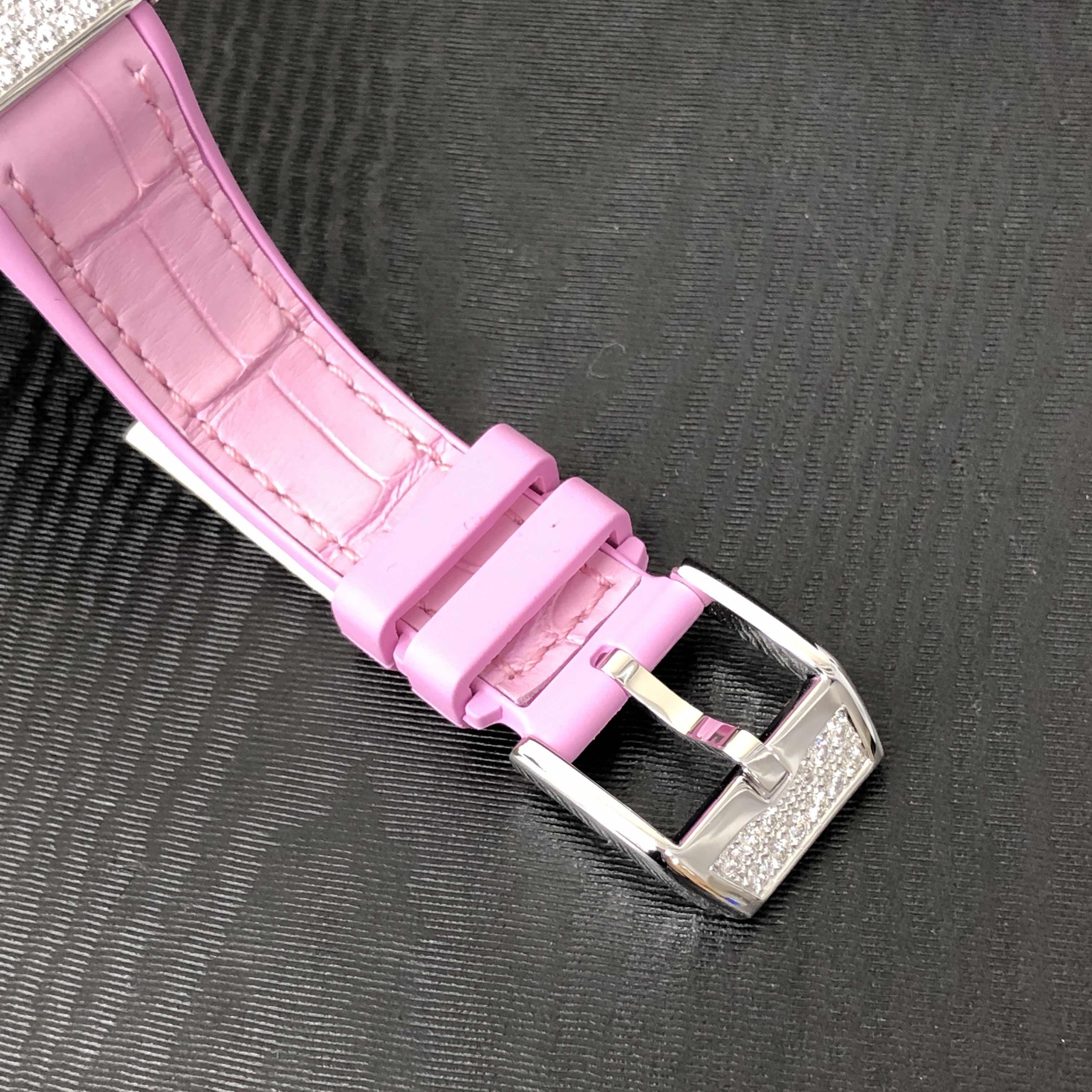Franck Muller V 32 QZ D CD COL DRM (AC.RS) VANGUARD Quartz Stainless Steel & Diamonds