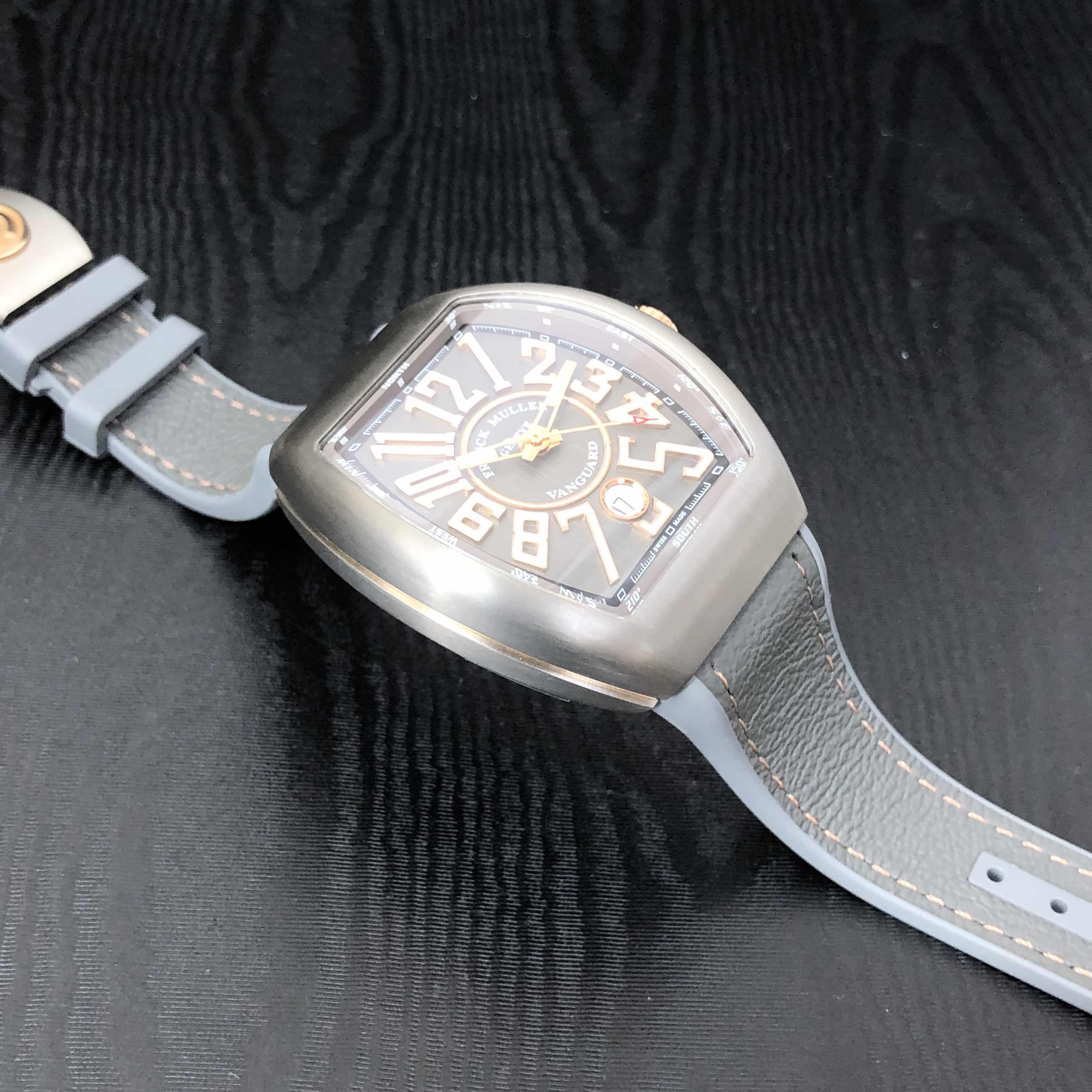 Franck Muller V 41 SC DT TT BR STG VANGUARD Automatic Stainless Steel