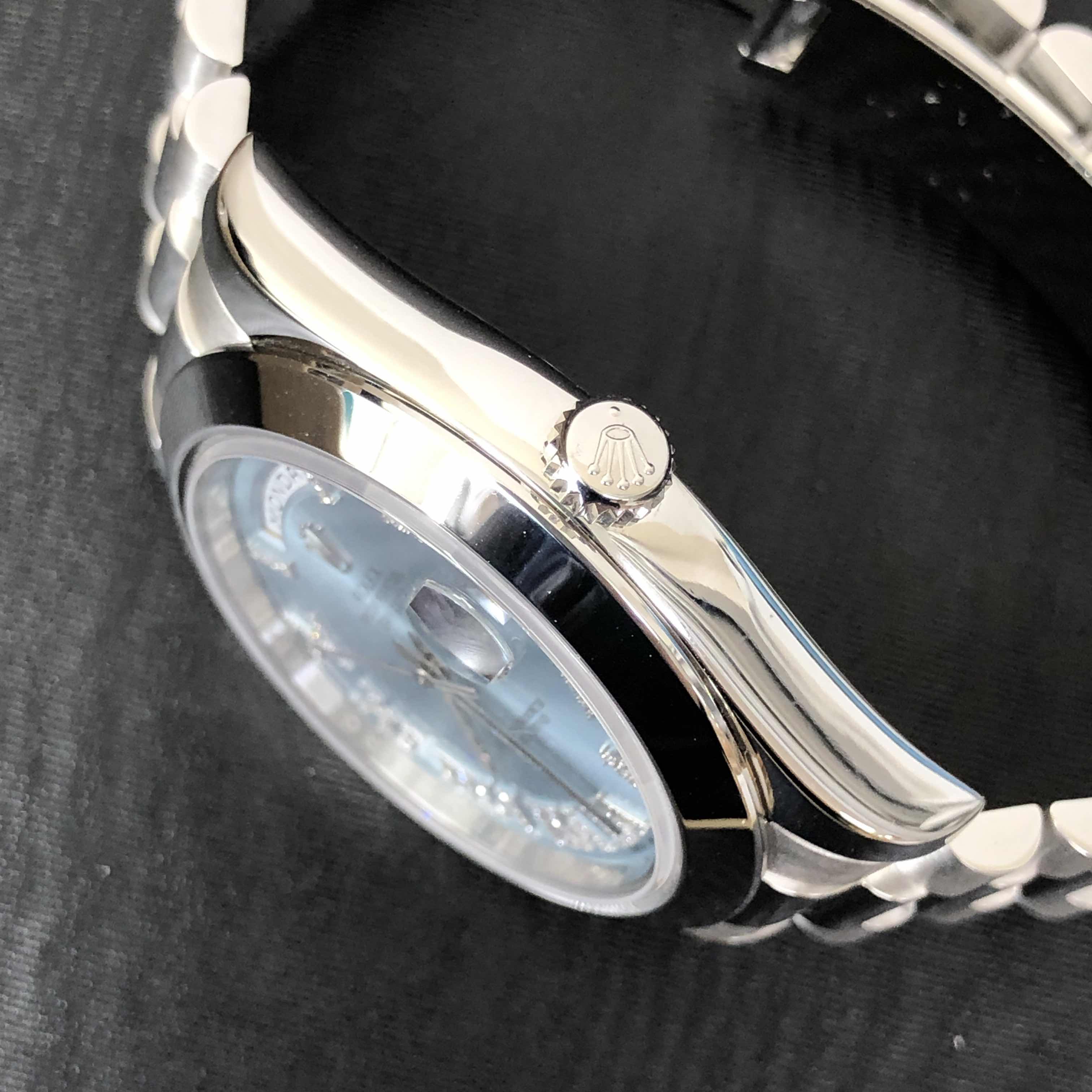 Rolex 218206-I44.IXICEBL_P DAY-DATE Automatic 18kt White Gold
