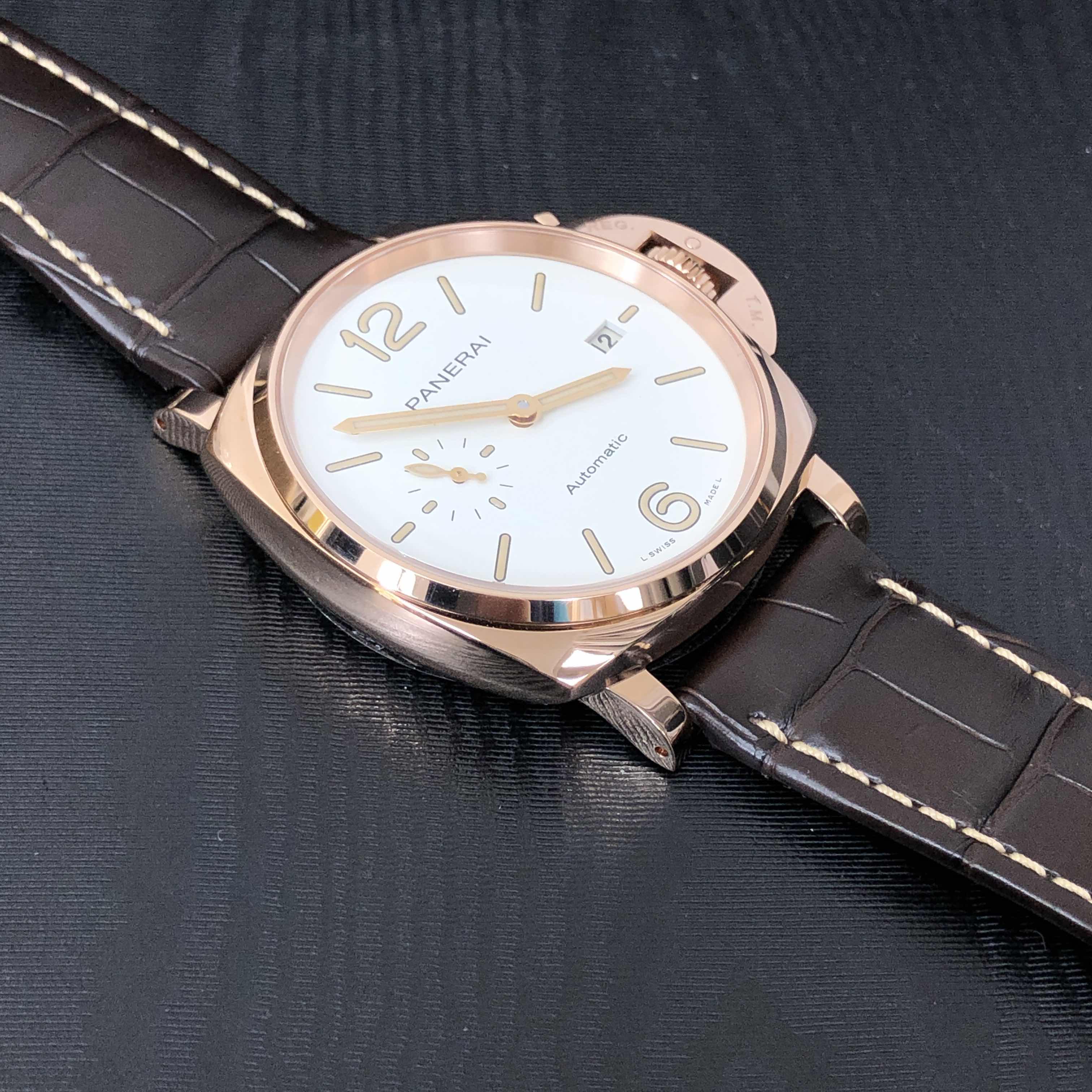 Panerai PAM01042 LUMINOR DUE Automatic 18kt Rose Gold