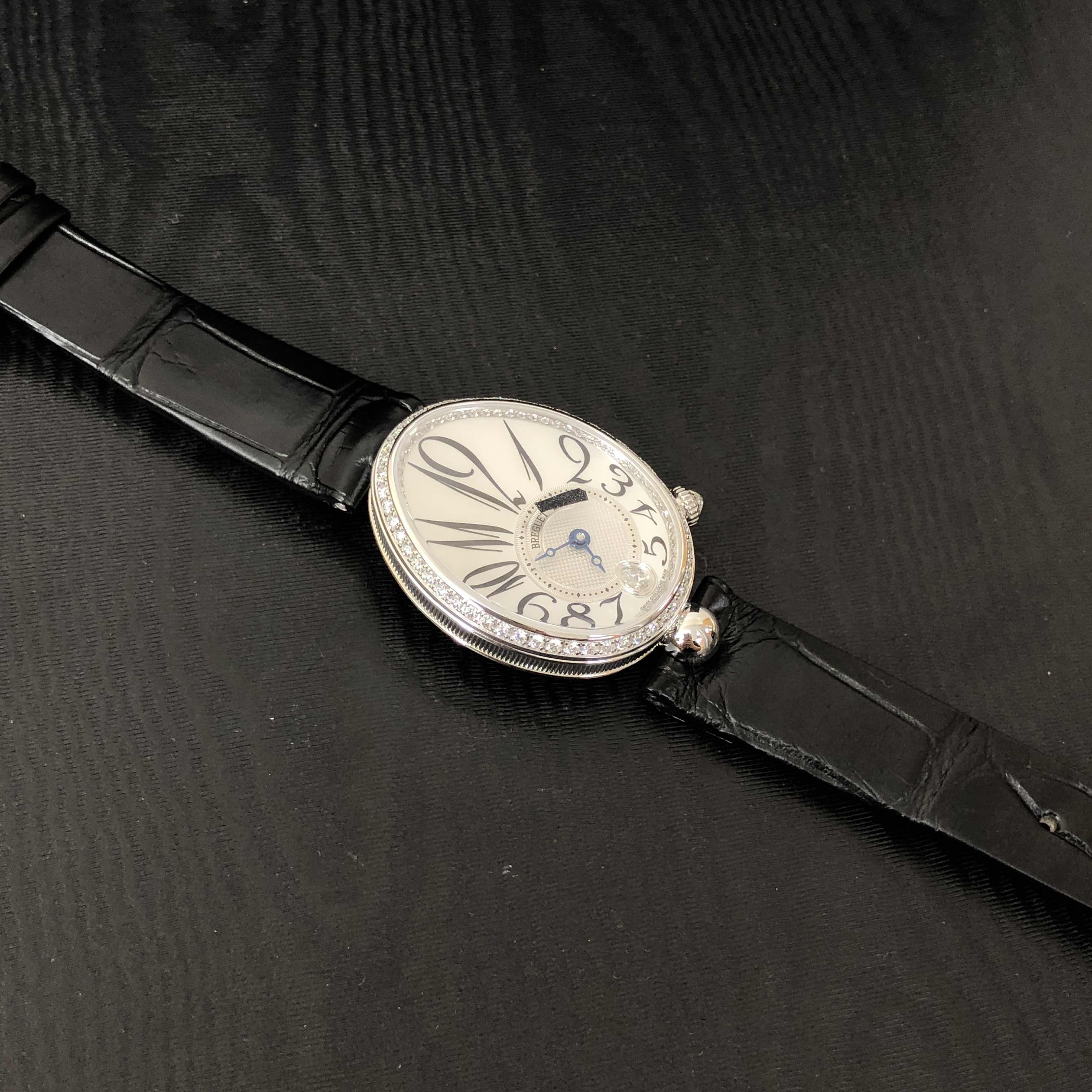Breguet 8918BB/58/964/D00D3L REINE DE NAPLES Automatic 18kt White Gold & Diamond