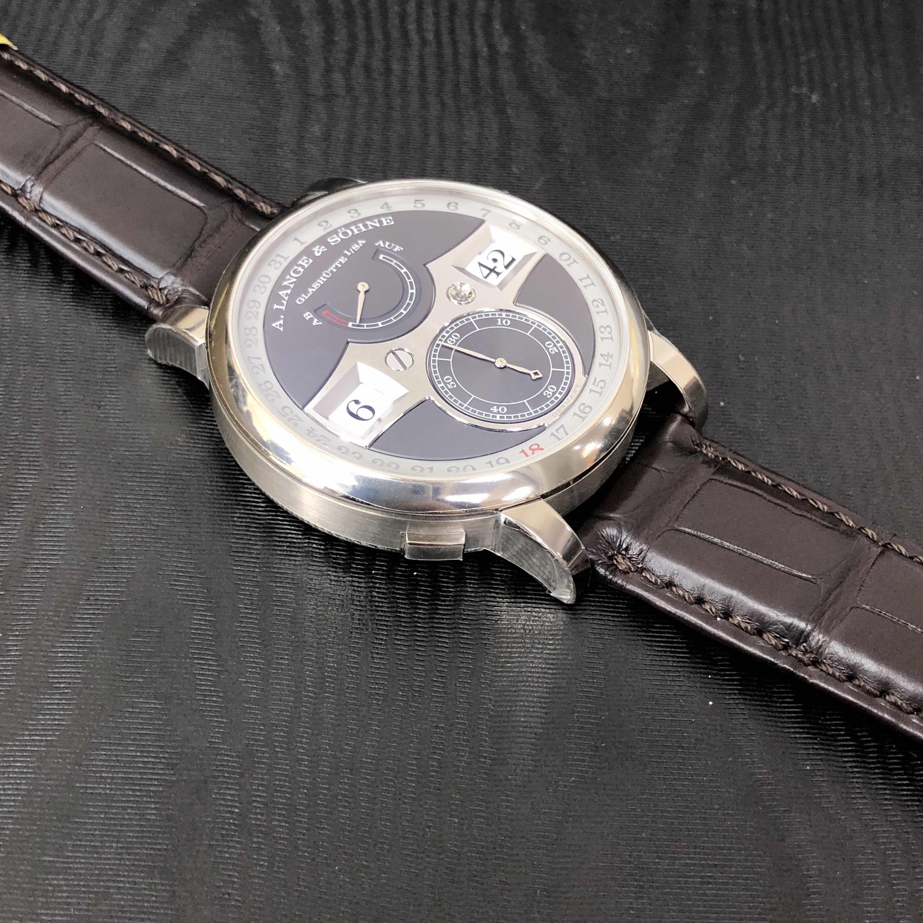 A Lange & Sohne 148.038 OWL SERIES Manual Wind 18kt White Gold