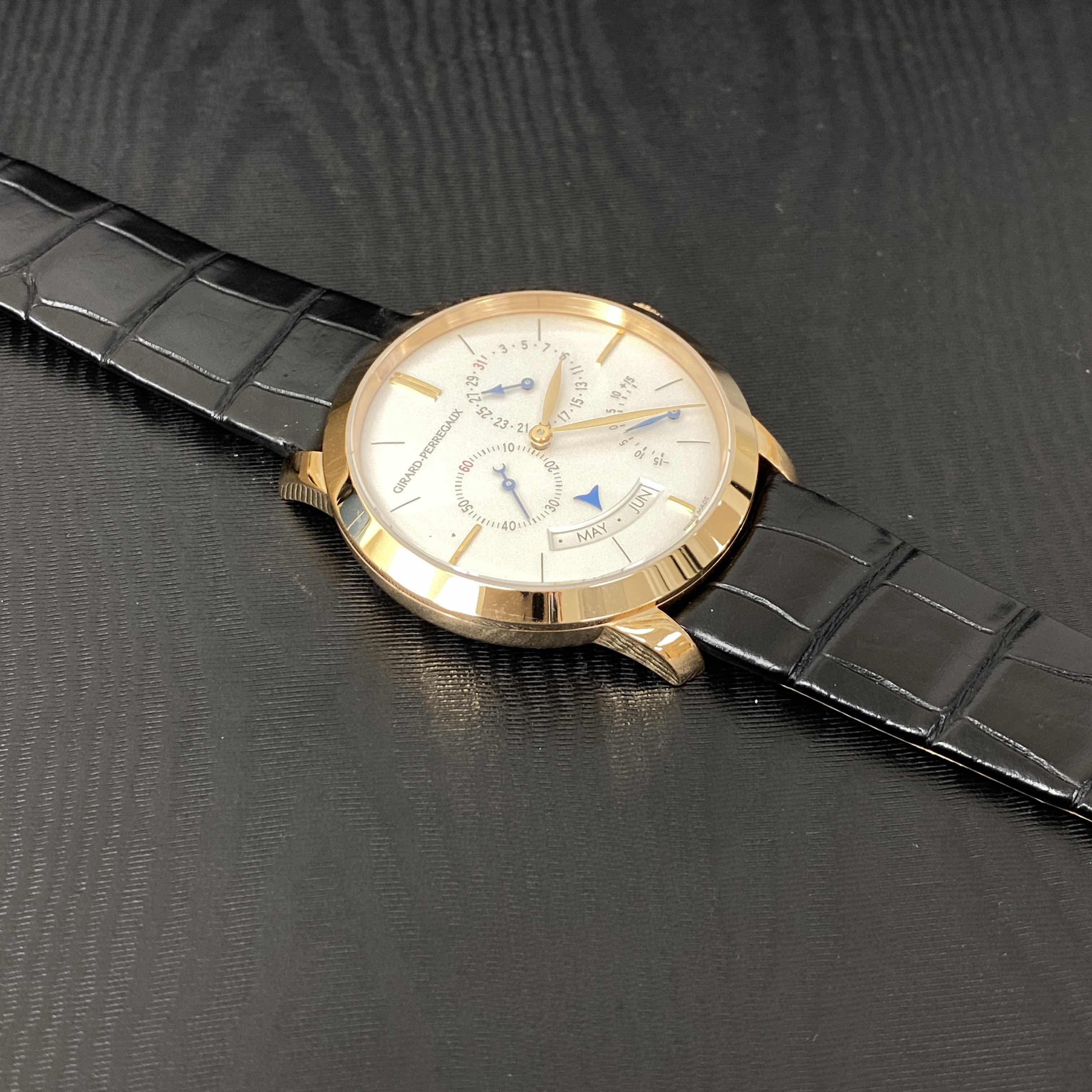 Girard Perregaux 49538-52-131-BK6A GIRARD-PERREGAUX 1966 Automatic 18kt Pink Gold