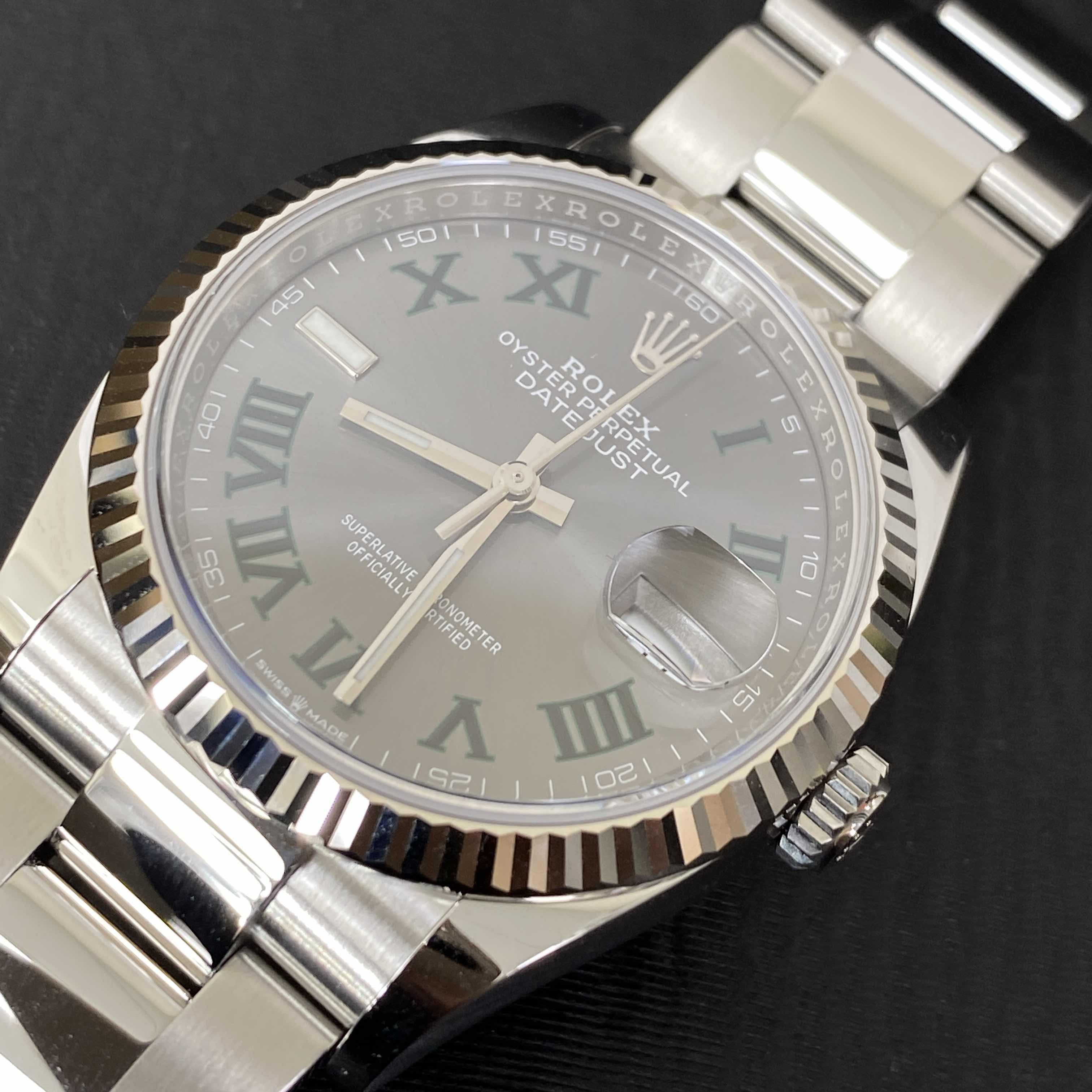 Rolex 126234-0046 DATEJUST Automatic 18kt White Gold & Steel
