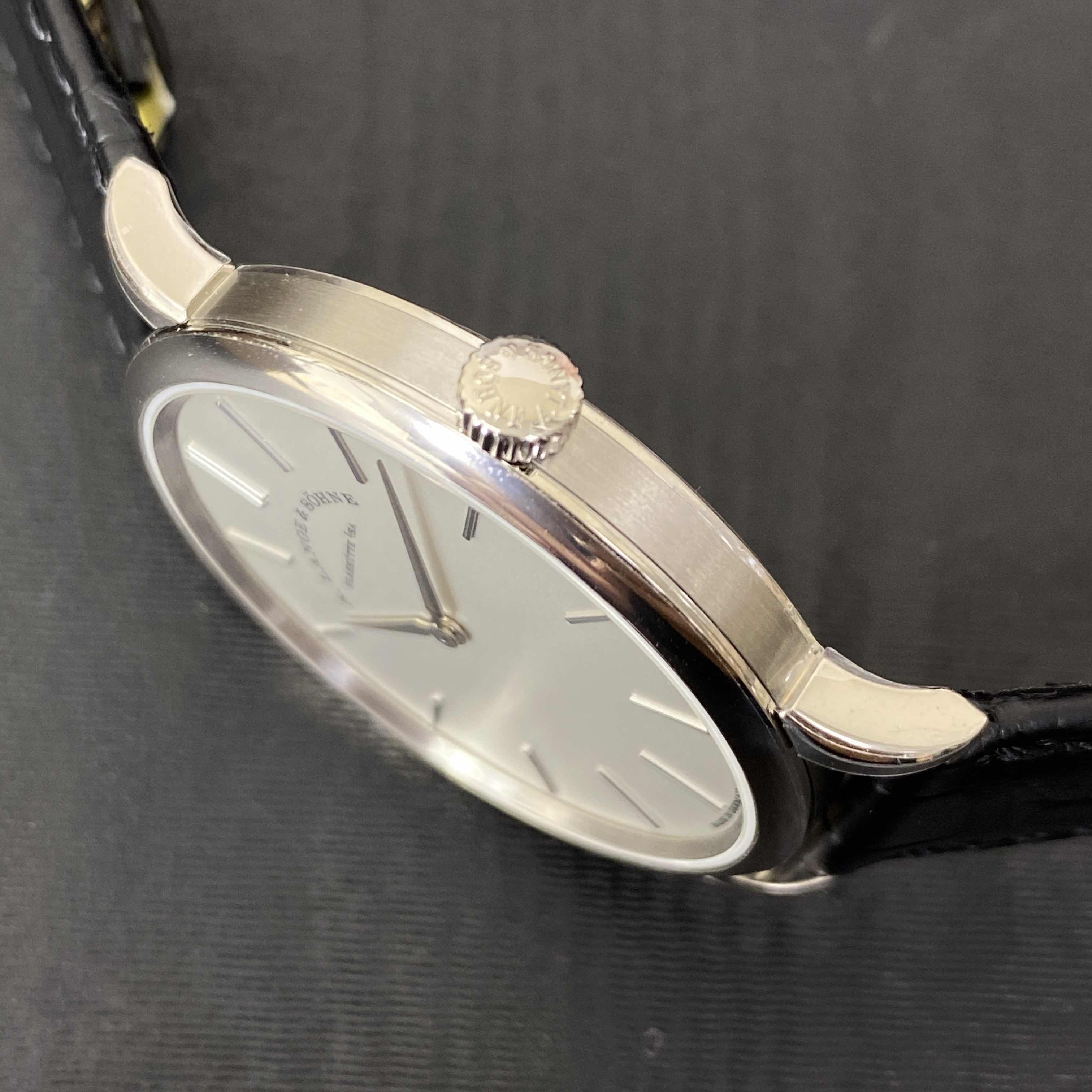 A Lange & Sohne 201.027 SAXONIA Manual Wind 18kt White Gold