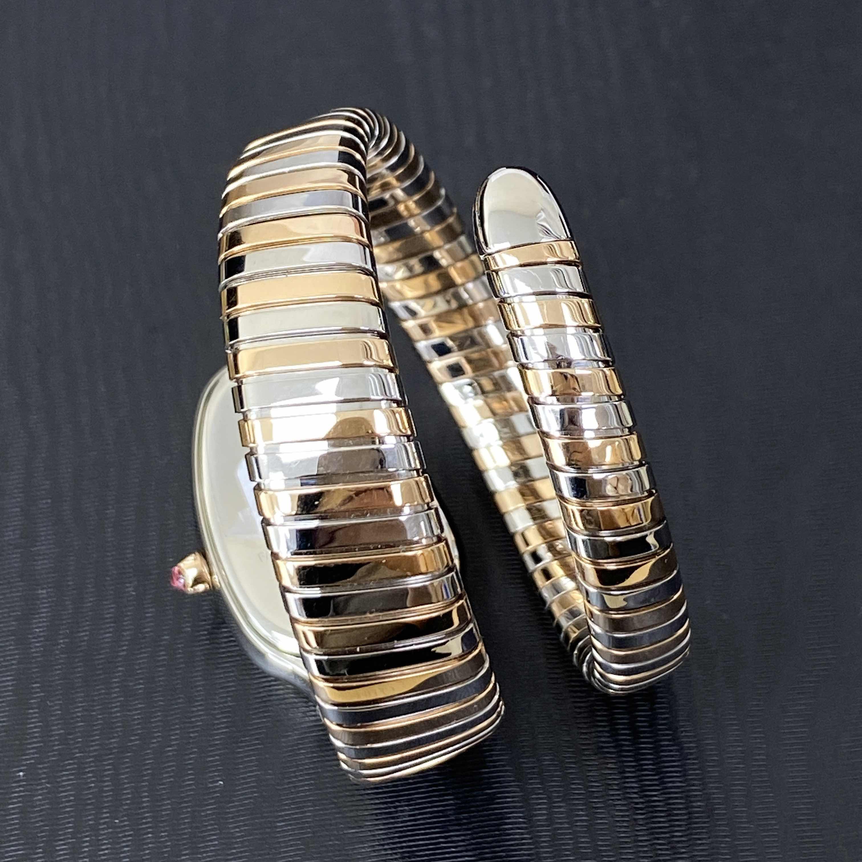 Bulgari 102681 SERPENTI TUBOGAS Quartz 18kt Rose Magic & Diamond
