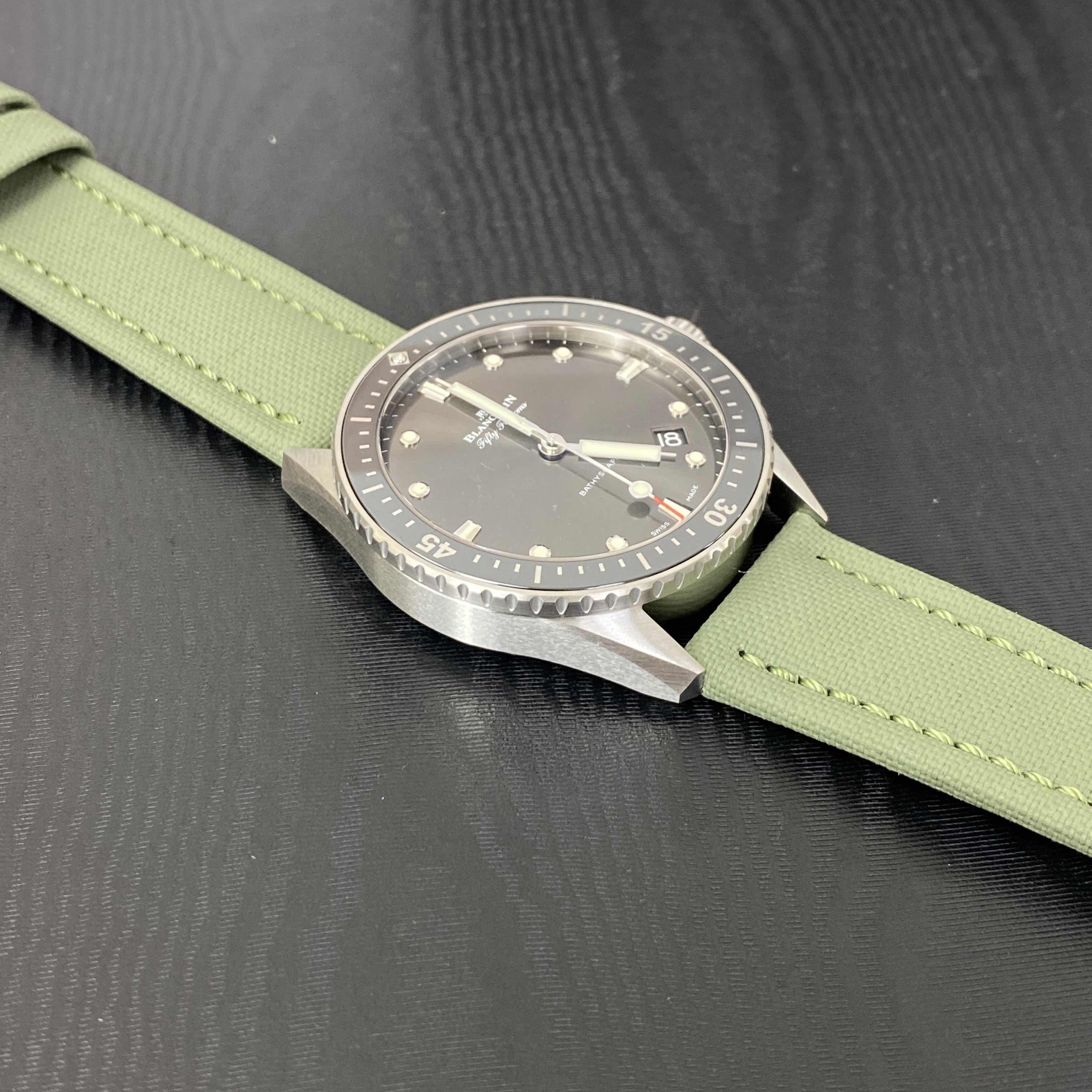 Blancpain 5000-1110-K52A FIFTY FATHOMS Automatic Stainless Steel