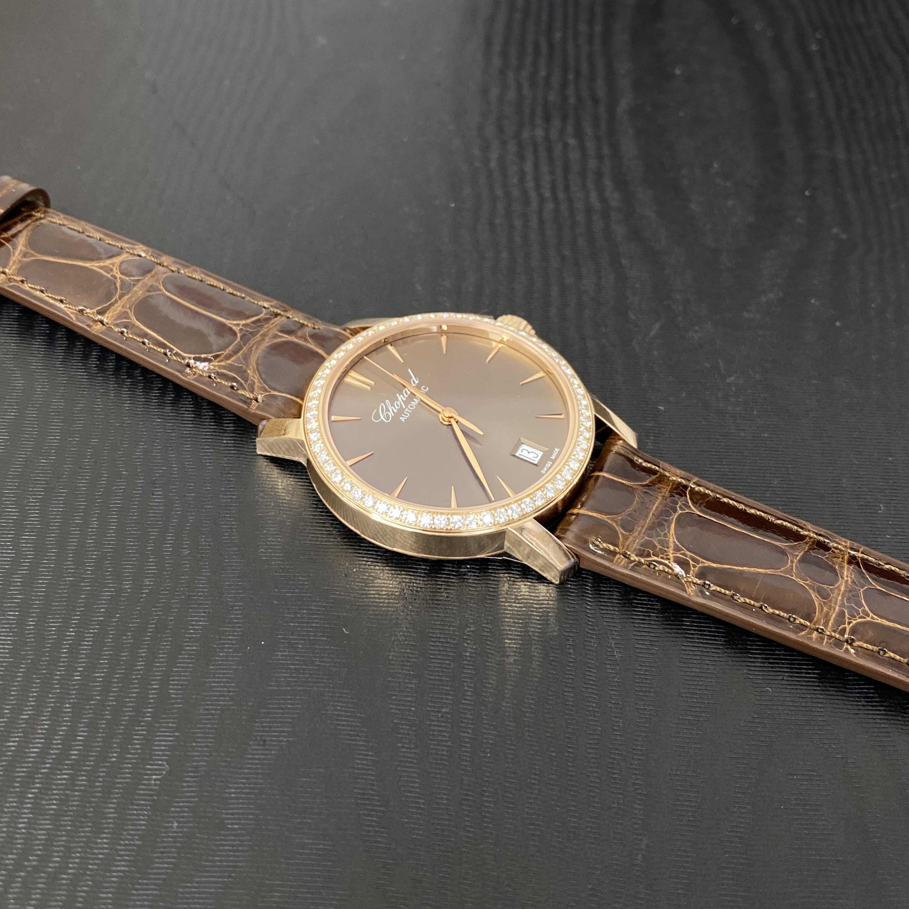 Chopard 134200-5003 CLASSIQUE Automatic 18kt Rose Gold & Diamonds