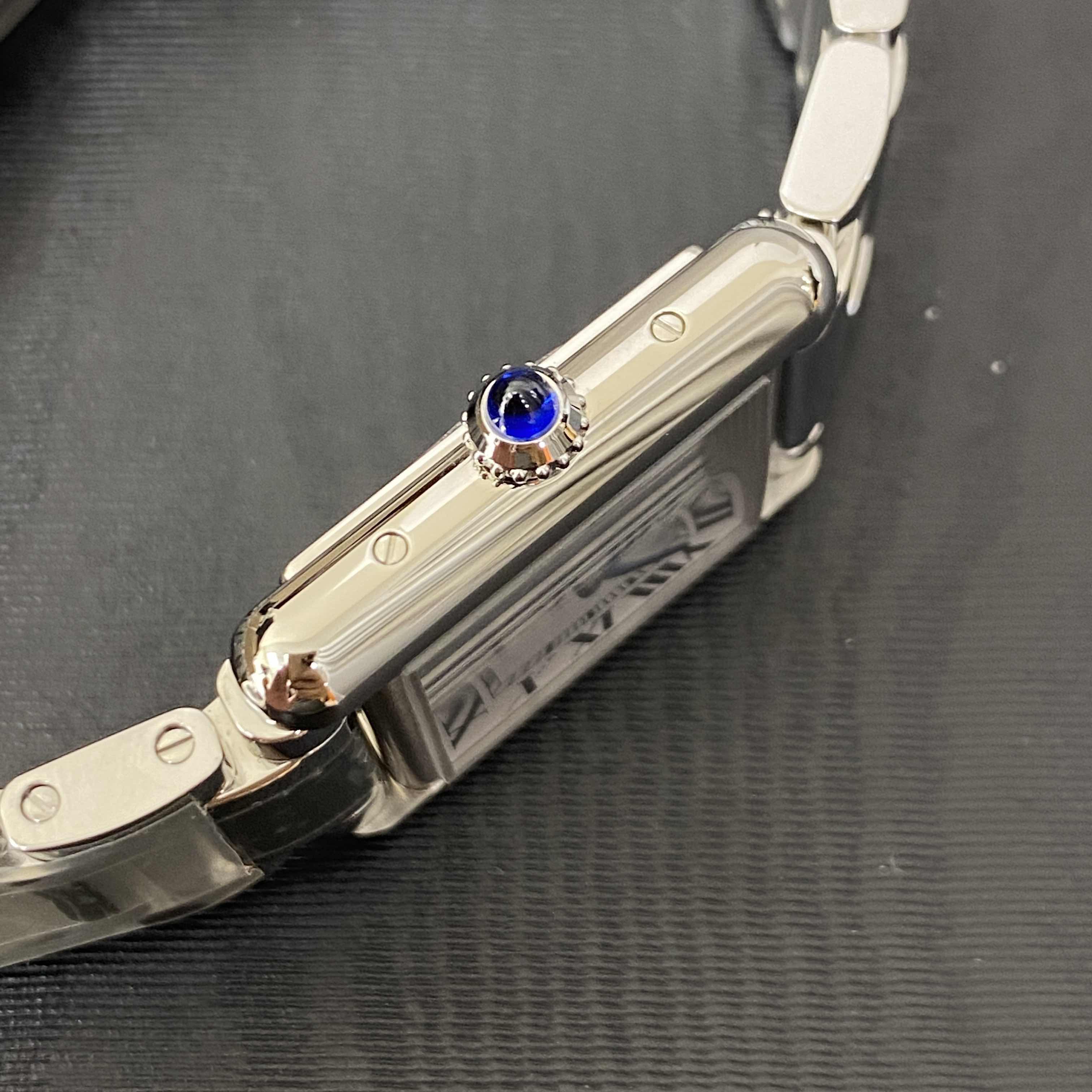 Cartier WSTA0051 TANK Quartz Stainless Steel