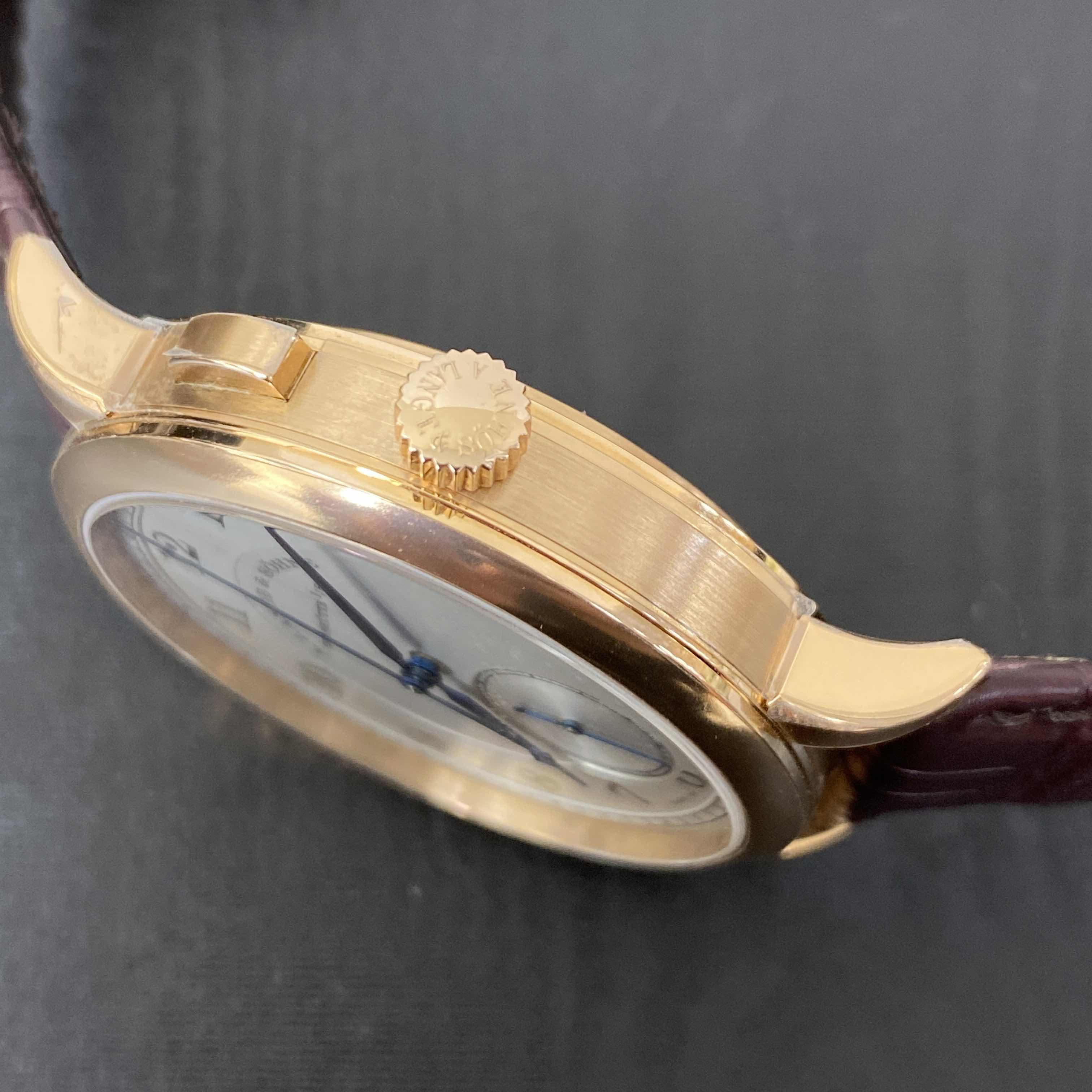 A Lange & Sohne 297.032 1815 CHRONOGRAPH Manual Wind 18kt Rose Gold