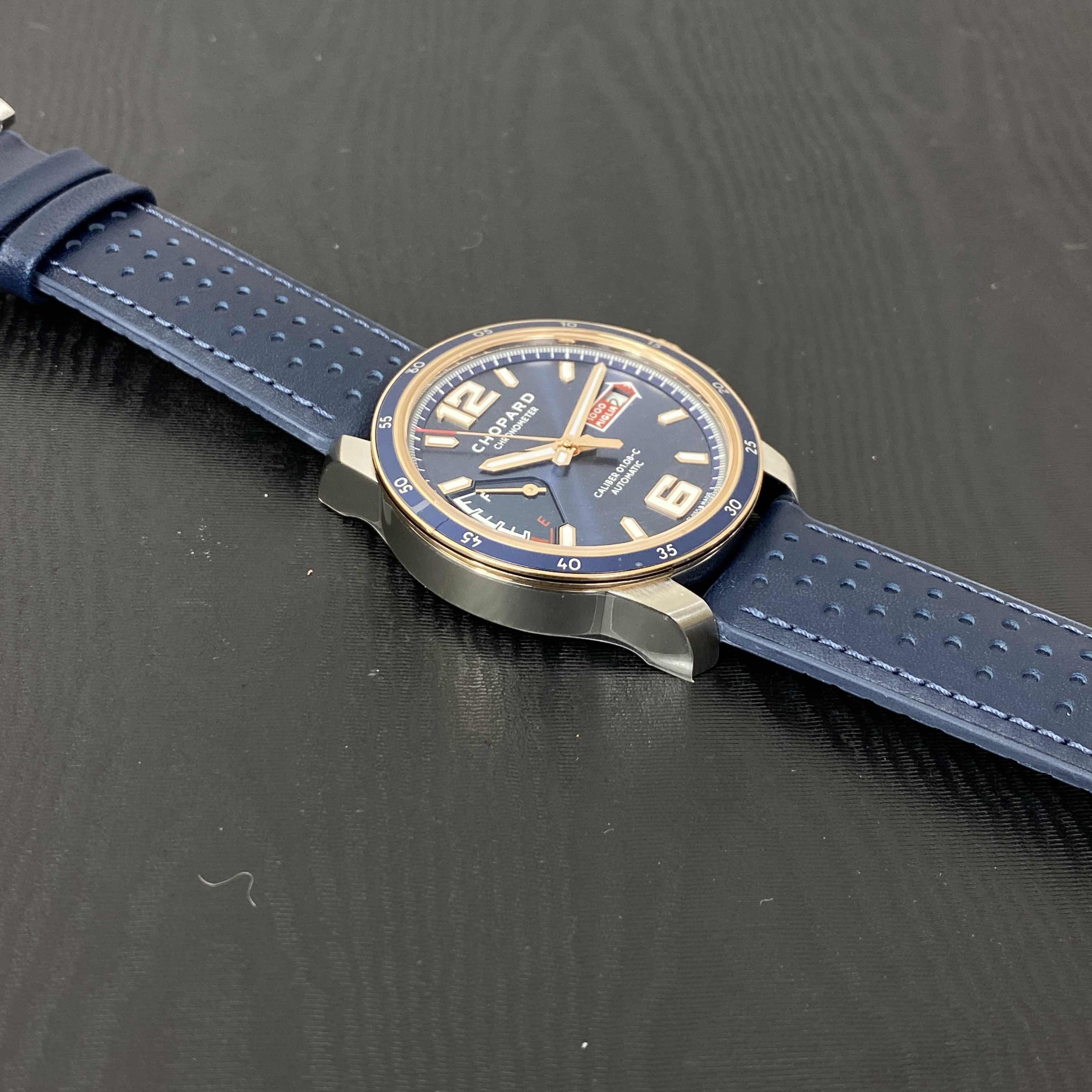 Chopard 168566-6002 MILLE MIGLIA GT XL Automatic 18kt Rose Gold & Steel