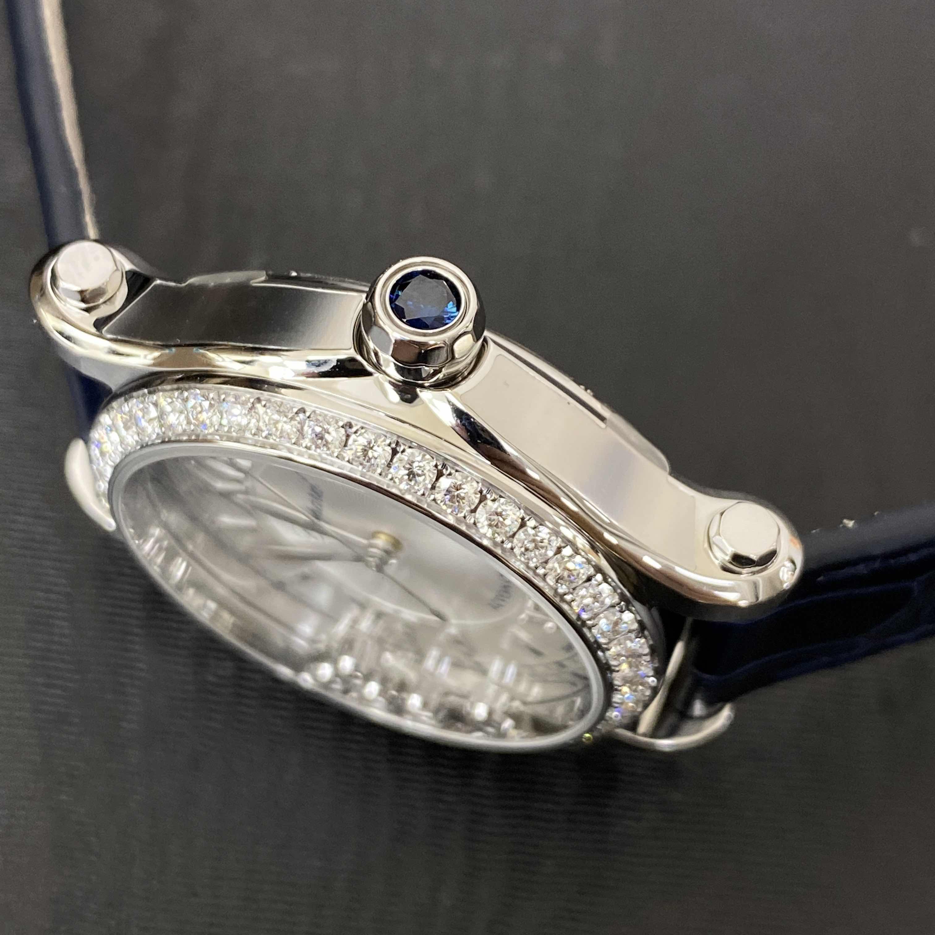 Chopard 278608-3003 HAPPY SPORT Automatic Stainless Steel & Diamonds