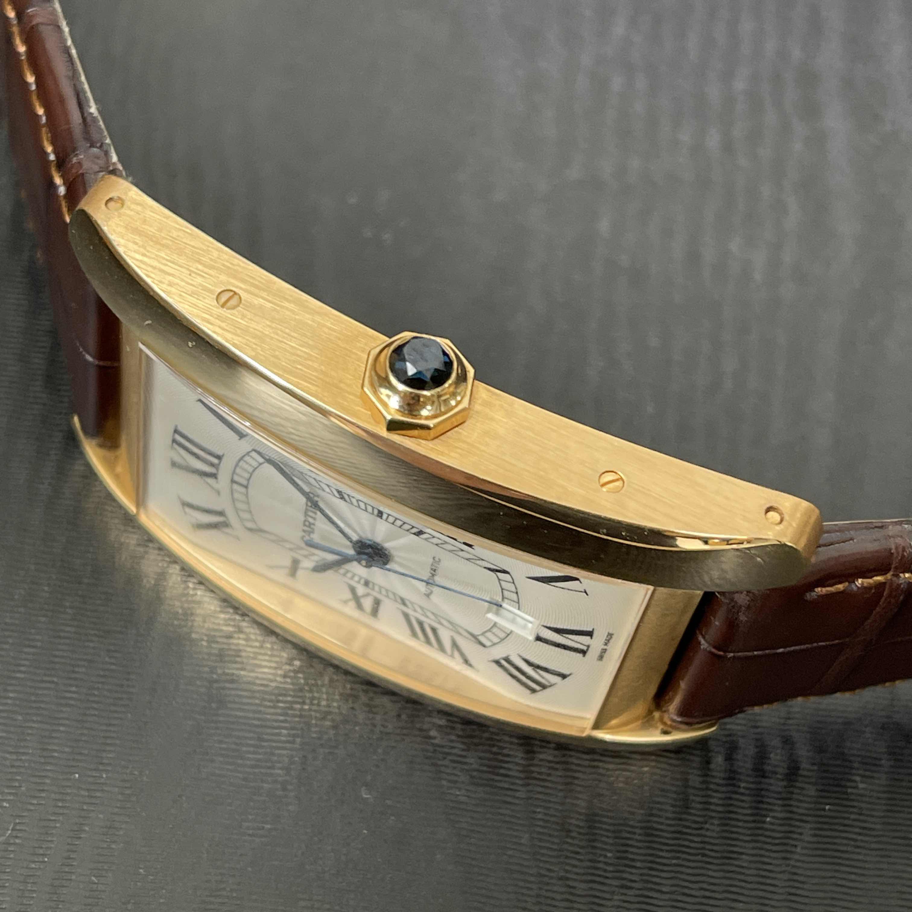 Cartier W2609856 TANK Automatic 18kt Rose Gold